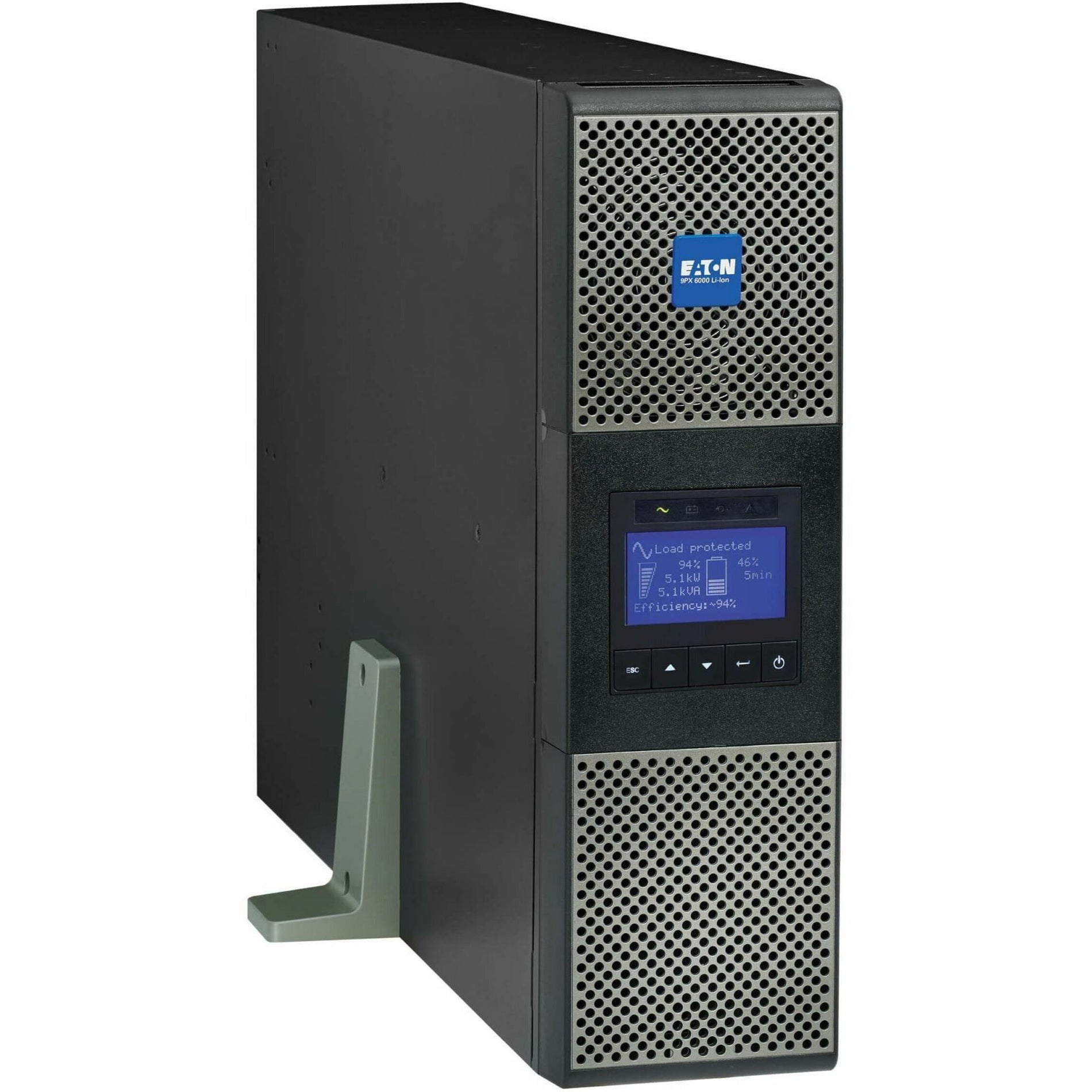 Eaton 9PX6K-L UPS in vertical tower position with display-alternate-image9