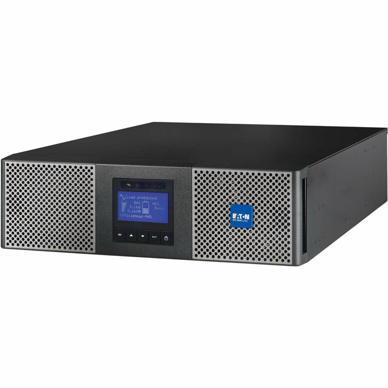 Eaton 9PX6K-L UPS in rack-mount configuration showing front panel