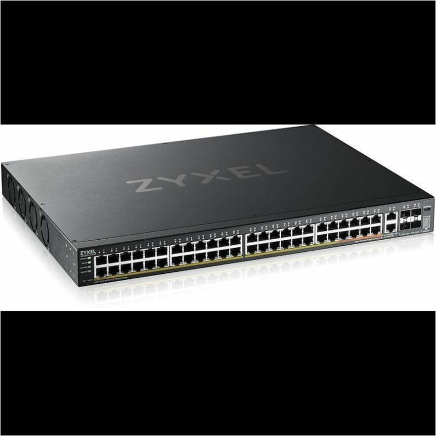 ZYXEL XGS2220-54HP Interruptor de Acceso PoE+ L3 de 48 puertos GbE con 6 Puertos de Uplink de 10G (600 W) Ethernet Gigabit Ethernet de 10 Gigabits Ranuras SFP+