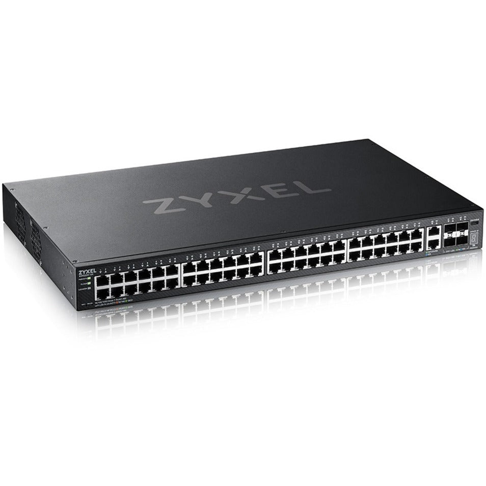 ZYXEL XGS2220-54 48-port GbE L3 Access Switch with 6 10G Uplink, Lifetime Warranty, Rack-mountable