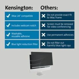 Kensington K55170WW SA240 Privacy Screen voor Apple iMac 24" Bescherm uw privacy en verminder oogbelasting