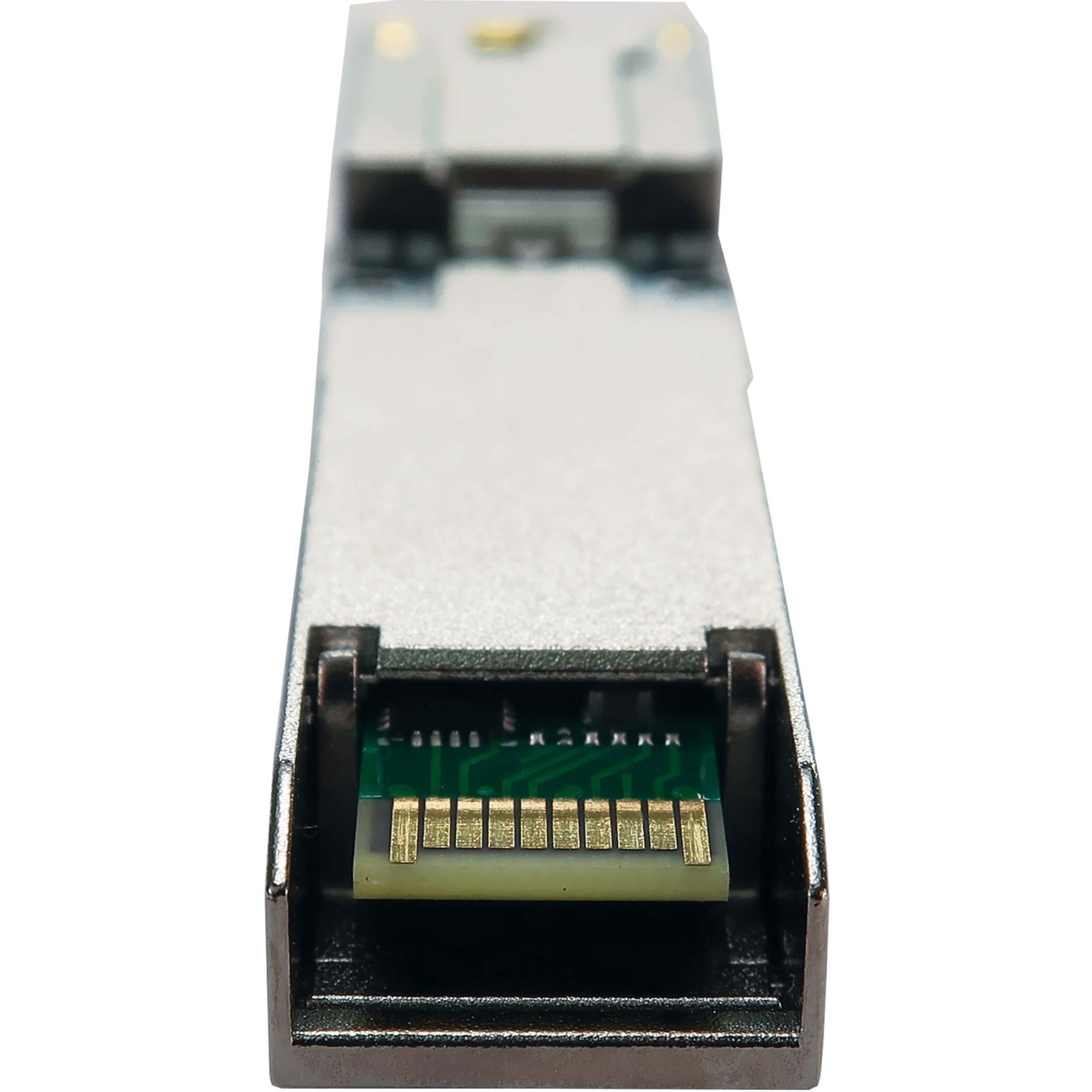 Close-up view of the N286-10G-TC's connector interface showing gold-plated contacts and internal components-alternate-image3