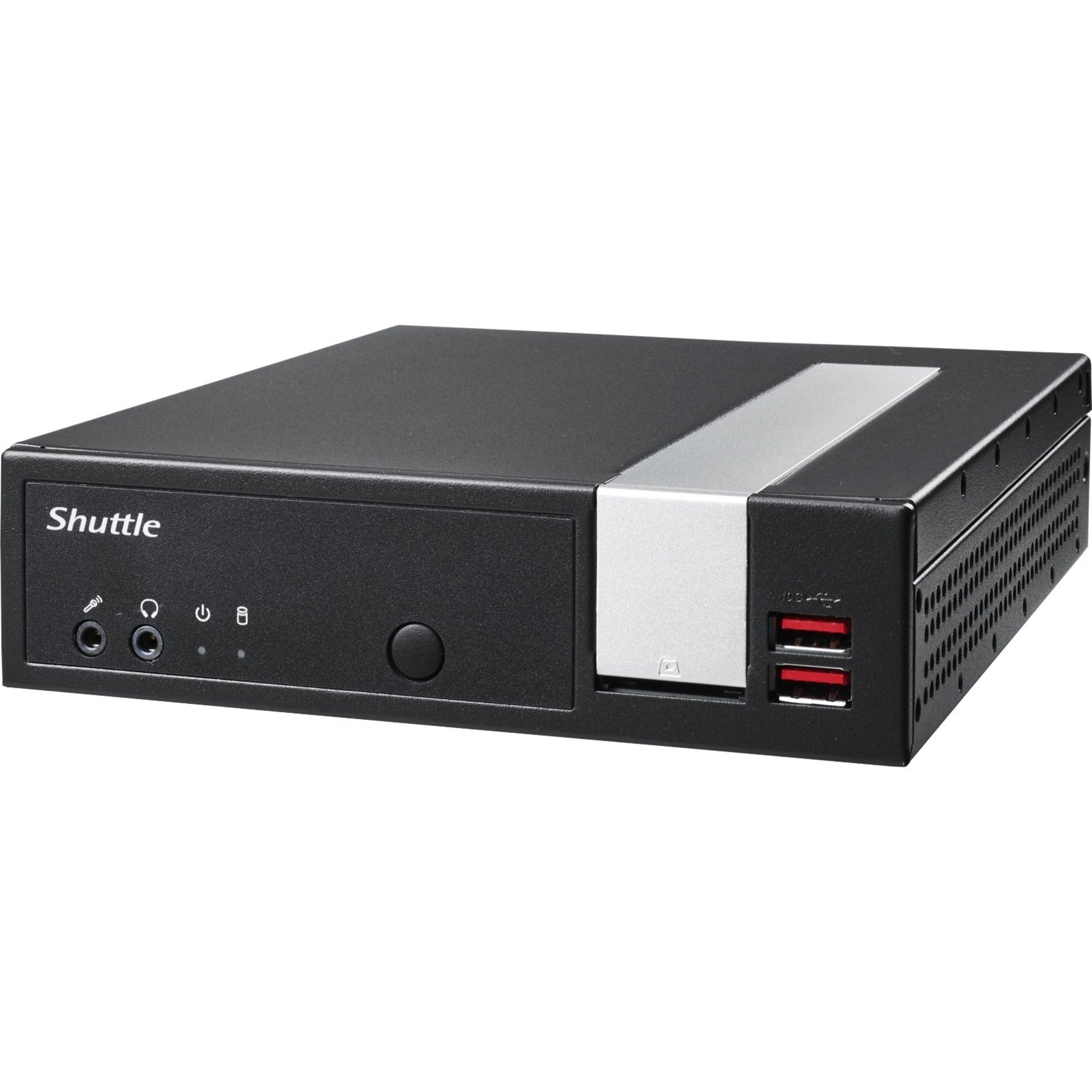 Shuttle DL20NV2 CEL. N4505 Barebone XPC slim, Dual-core, 16GB Memory, 2.9GHz Turbo Speed, HDMI, Display-Port, 2xCOM-Port