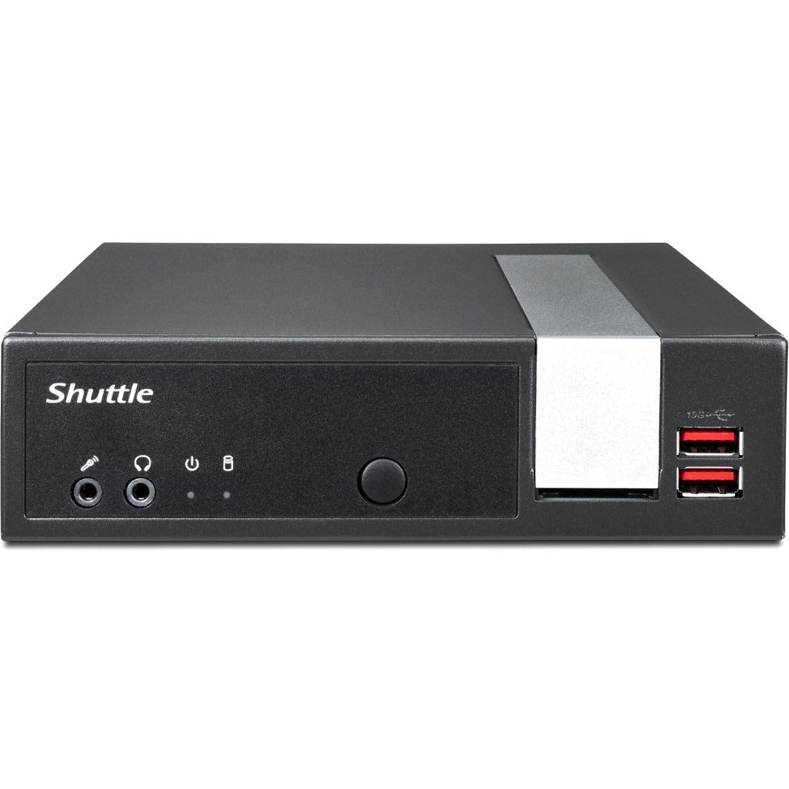 Shuttle DL20NV2 CEL. N4505 Barebone XPC slim, Dual-core, 16GB Memory, 2.9GHz Turbo Speed, HDMI, Display-Port, 2xCOM-Port