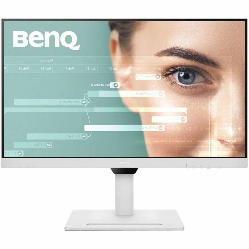 بنجو GW2790QT شاشة LED GW2790QT، 27" 2K QHD USB-C شاشة مريحة للعناية بالعين، بيضاء، 99% sRGB، سطوع 350 نت