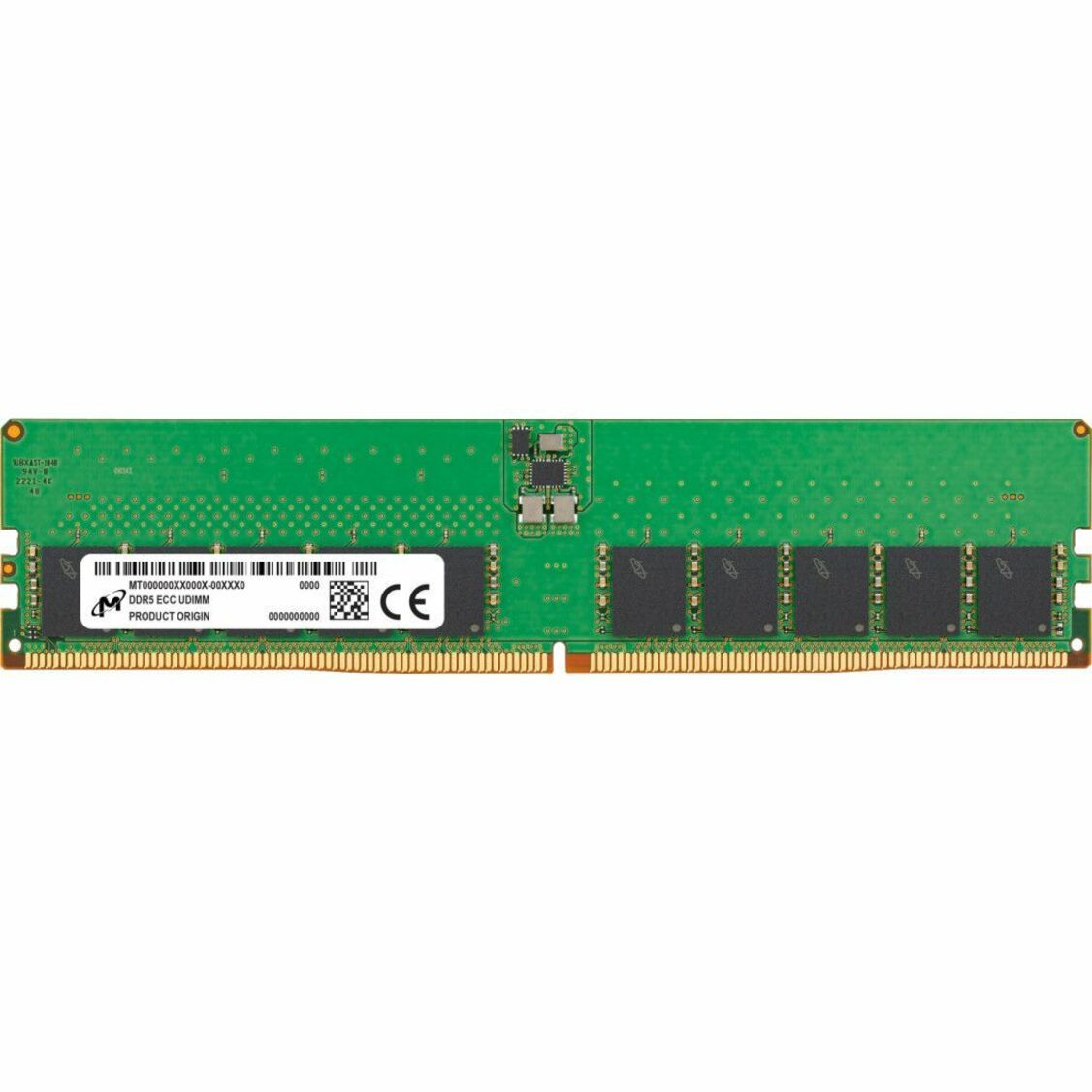 Crucial MTC20C2085S1EC48BR 32GB DDR5 SDRAM Memory Module, Dual-rank, ECC, 4800 MHz