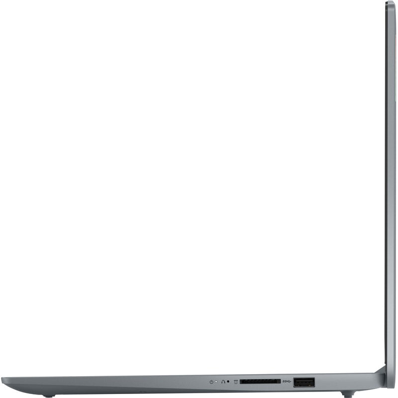 Right side view of Lenovo IdeaPad Slim 3 showing USB ports and card reader