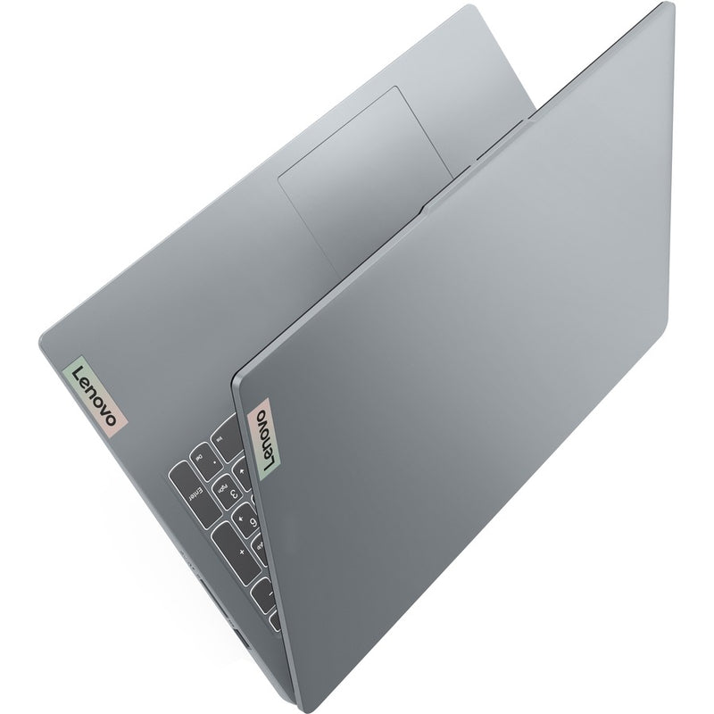 Side view of Lenovo IdeaPad Slim 3 showing hinge design