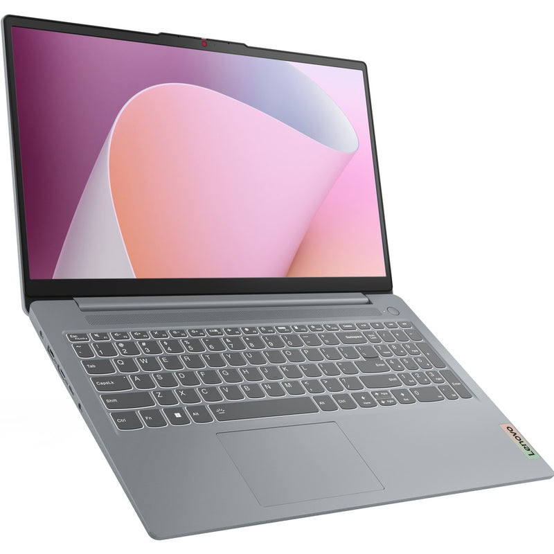 Side angle view of Lenovo IdeaPad Slim 3 showing slim profile