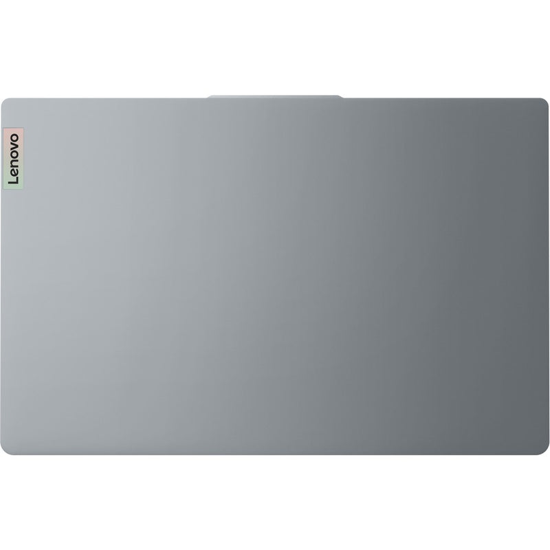 Close-up of Lenovo IdeaPad Slim 3 top cover showing Lenovo logo