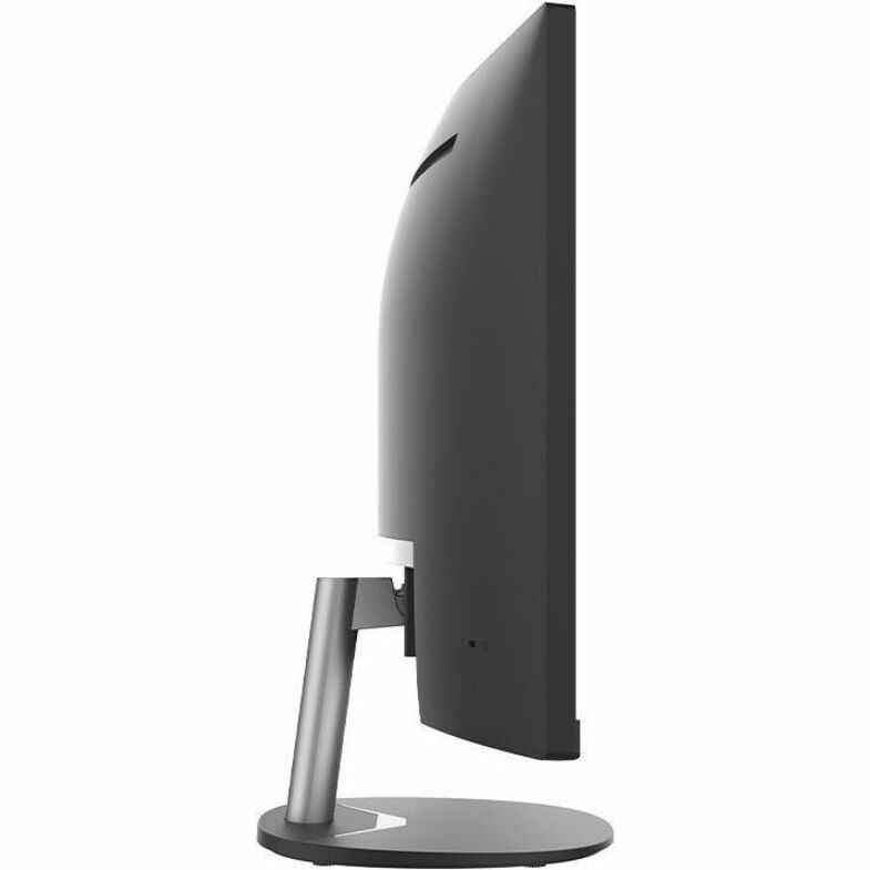 Side view of MSI Pro MP341CQ monitor highlighting slim profile design