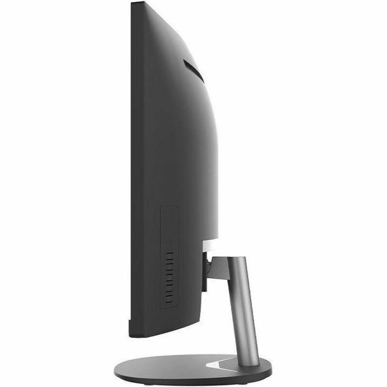 Side profile of MSI monitor showing tilt adjustment capability