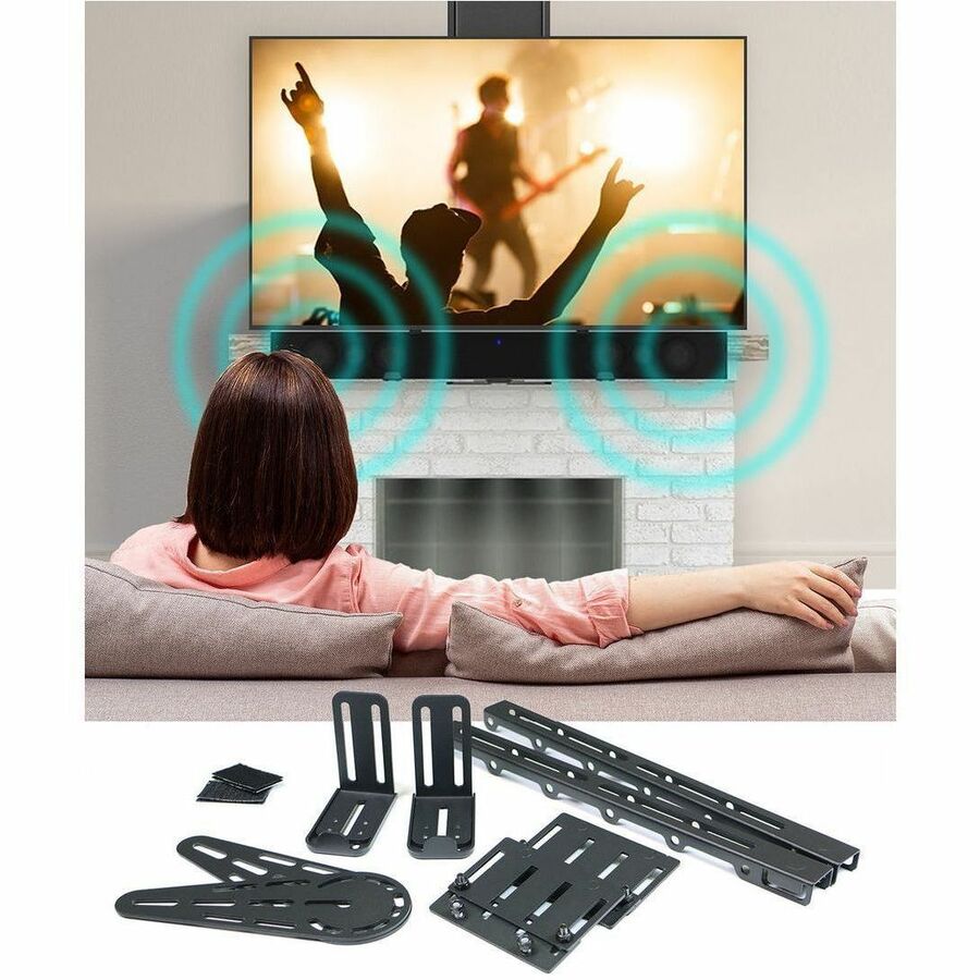 Kit de Adaptador Universal para Barra de Sonido MantelMount SBK00 Profundidad Ajustable Montaje Empotrado