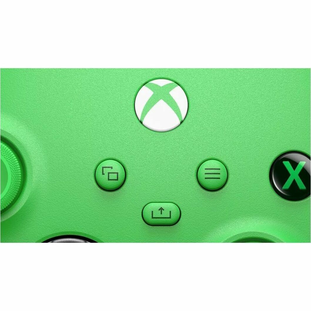 Microsoft QAU-00090 Xbox Wireless Controller - Velocity Green, Gaming Pad with Hybrid D-Pad, Share Button, Trigger And Bumpers