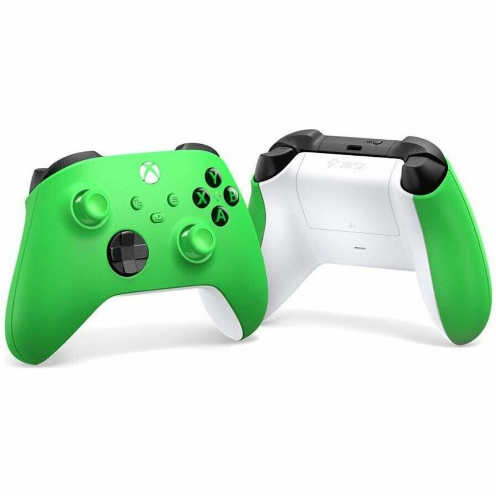 Microsoft QAU-00090 Xbox Wireless Controller - Velocity Green, Gaming Pad with Hybrid D-Pad, Share Button, Trigger And Bumpers