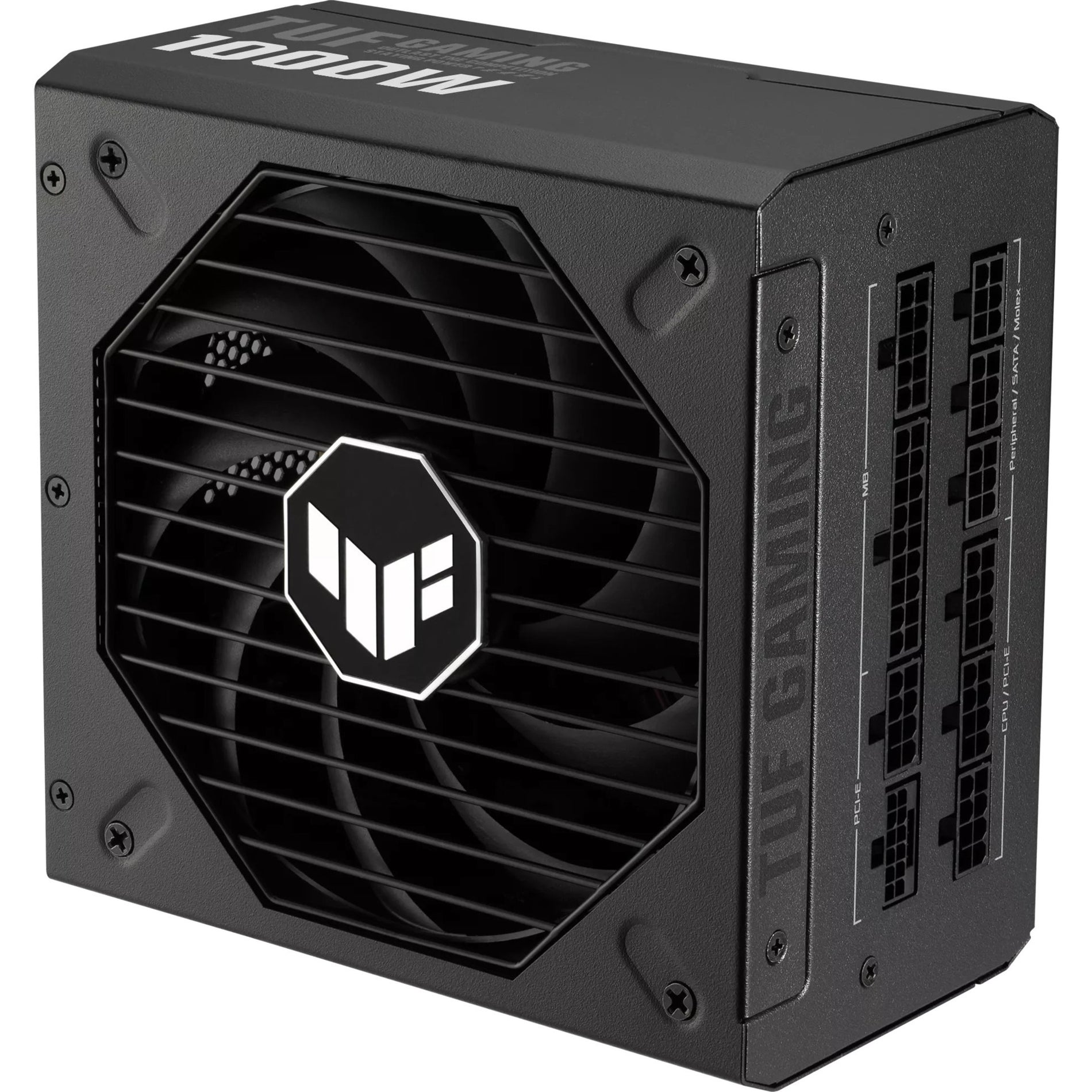 TUF TUF-GAMING-1000G อุปกรณ์จ่ายไฟเกมมิ่ง 1000W โกลด์ แบบโมดูลาร์ ประสิทธิภาพ 92% พัดลมคู่