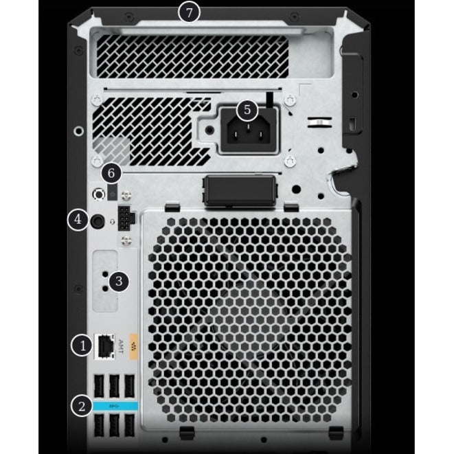 HP Estación de Trabajo Z4 G5 PC Intel Xeon Deca-núcleo 32GB RAM 512GB SSD Torre Negro
