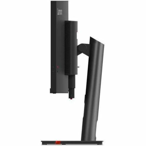 Side view of Lenovo ThinkVision P49w-30 monitor highlighting connectivity ports-alternate-image4