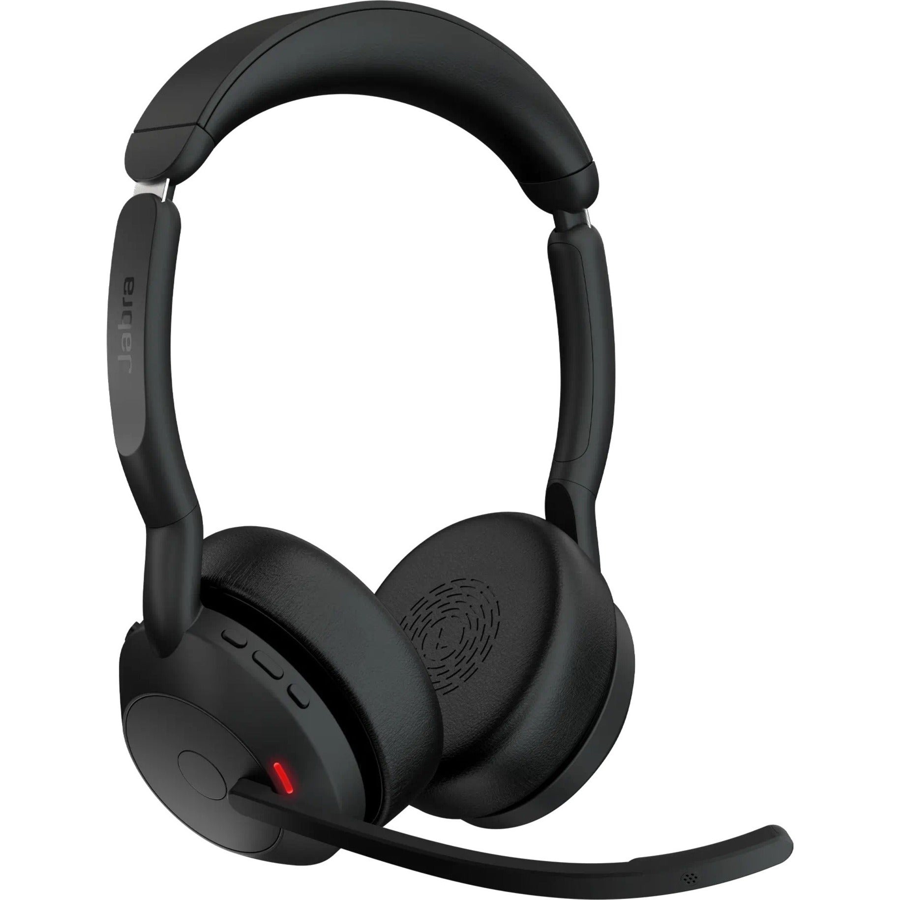 Profile view of Jabra Evolve2 55 with LED busy light visible-alternate-image4