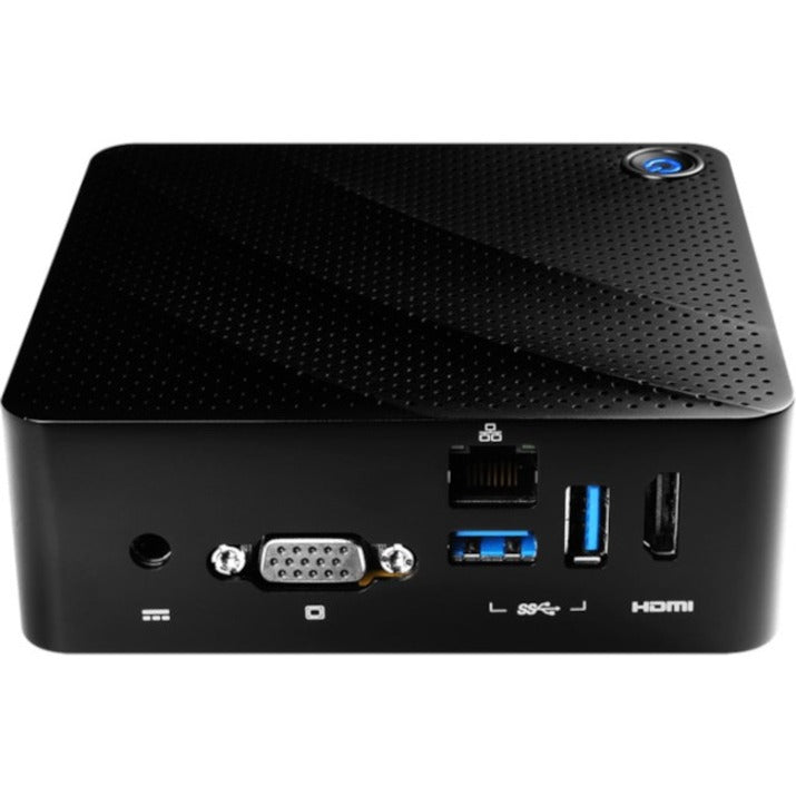 Rear view of MSI Cubi N ADL showing HDMI, VGA, USB, and network ports-alternate-image4