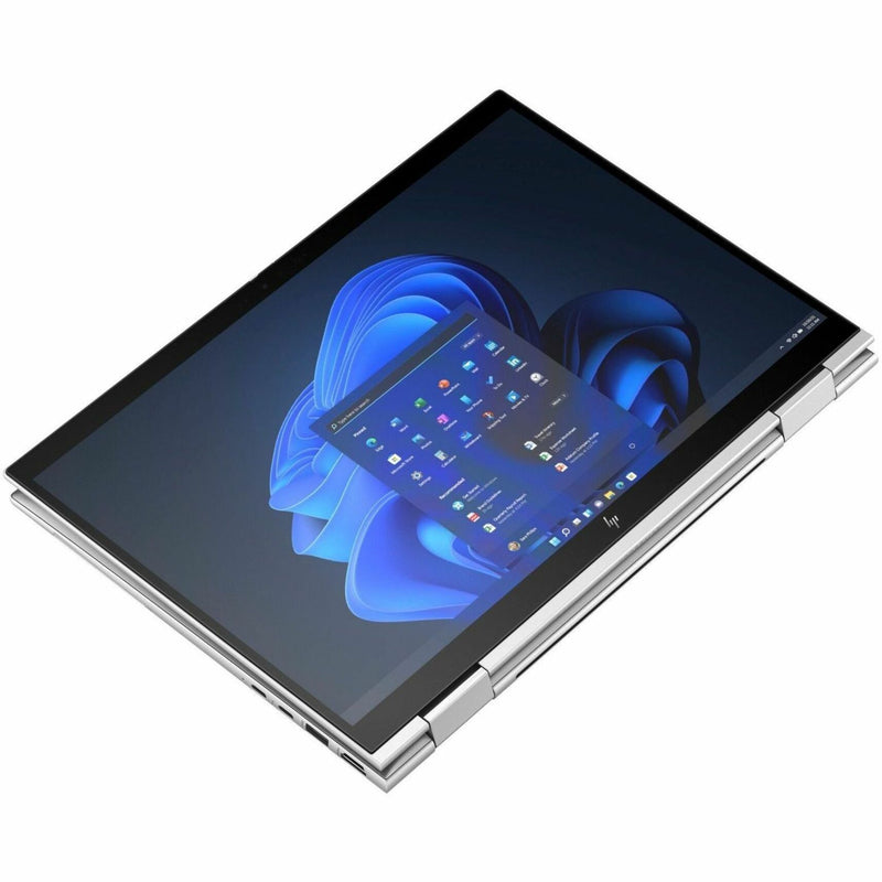 HP Elite x360 1040 G10 in tablet mode showing Windows 11 interface