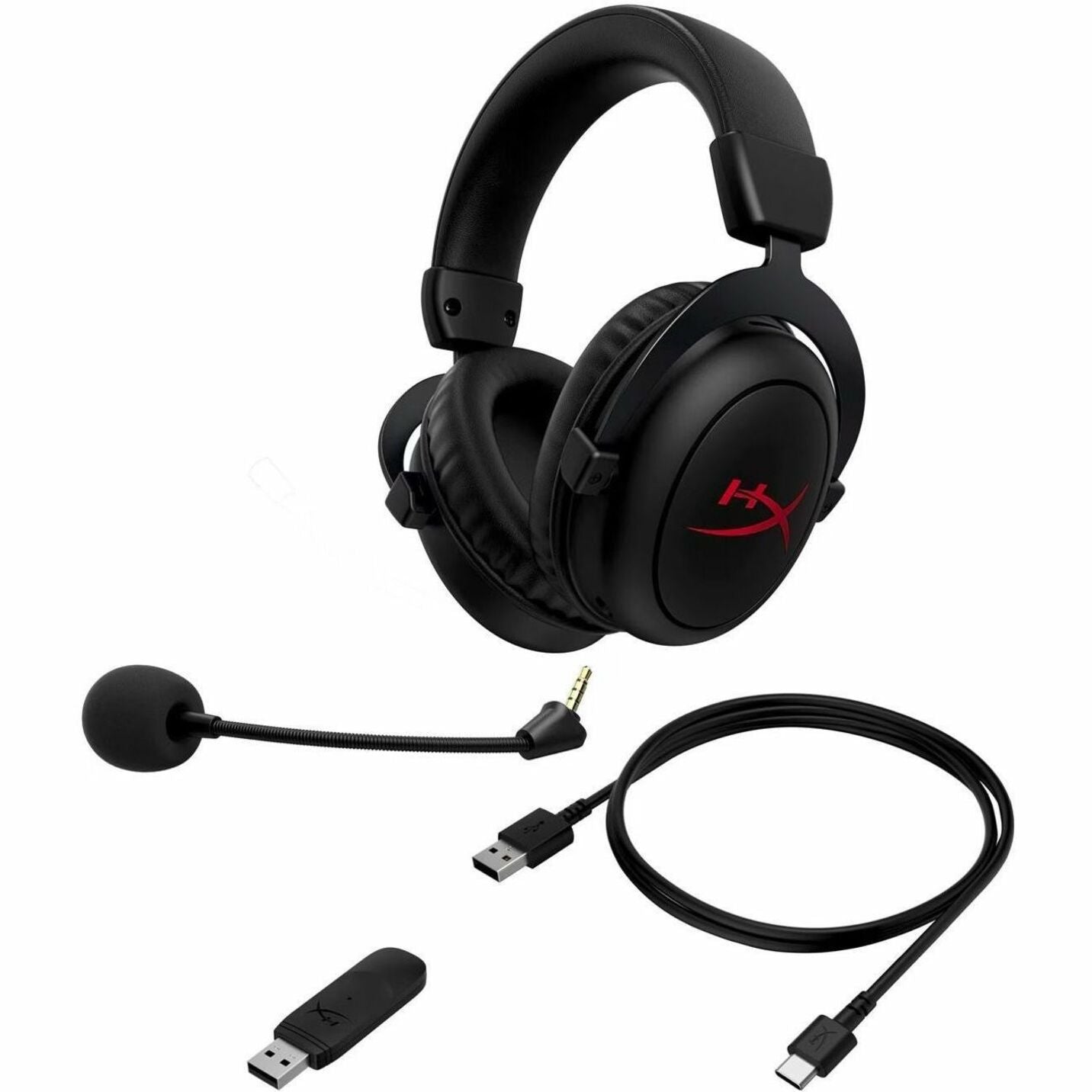 HyperX 6Y2G8AA Cloud II Core Wireless Gaming Headset, Comfortable, Rechargeable Battery, DTS Headphone: X