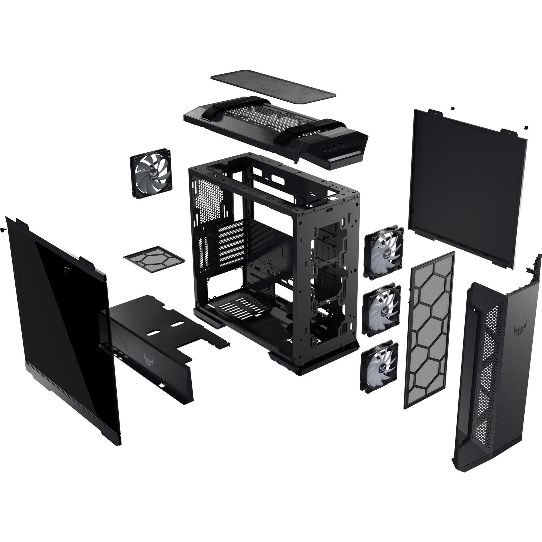 Exploded view of case components and assembly-alternate-image7