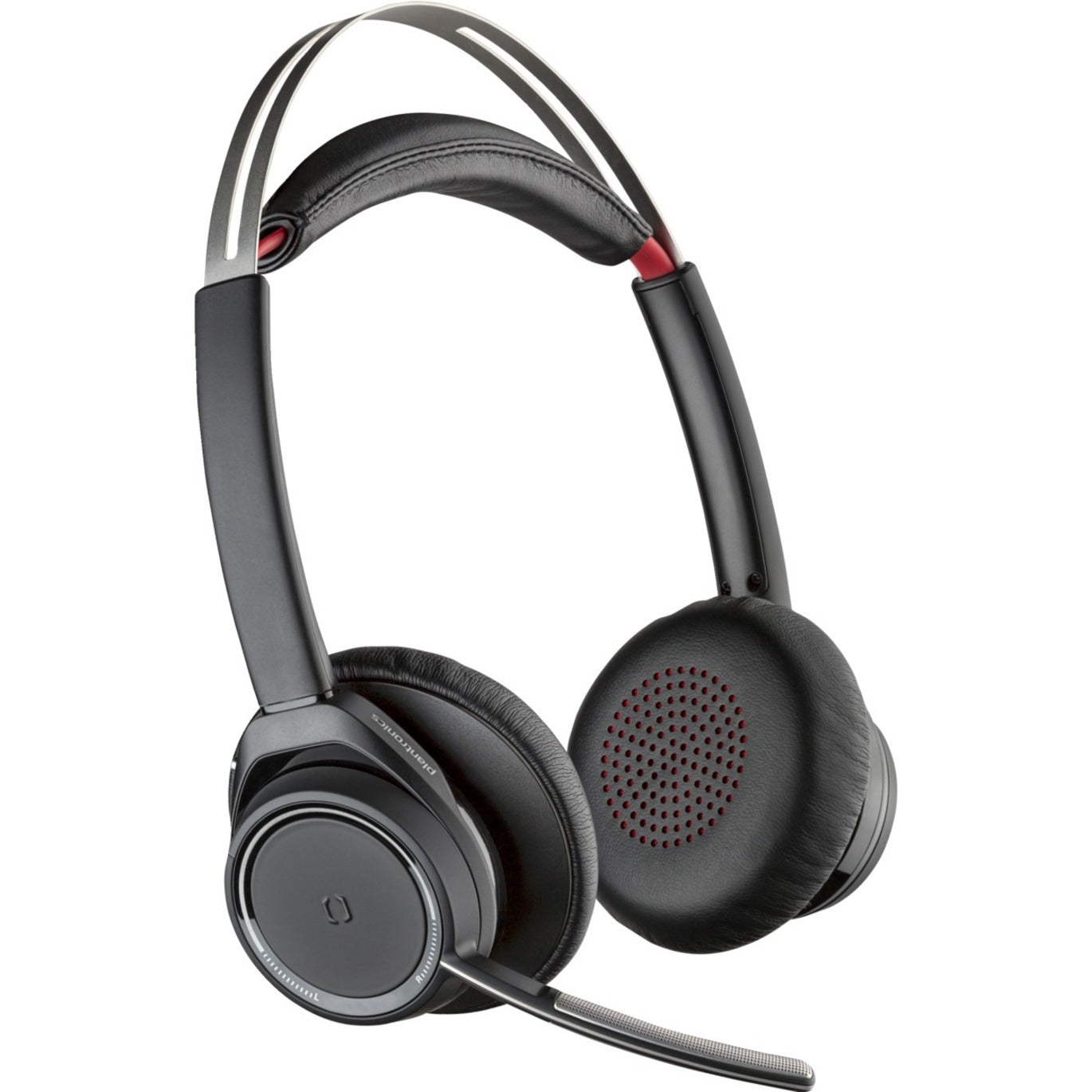 Poly 7E2M4AA Voyager Focus B825 USB-A With Charge Stand Headset, Wireless Bluetooth Headset with Active Noise Canceling