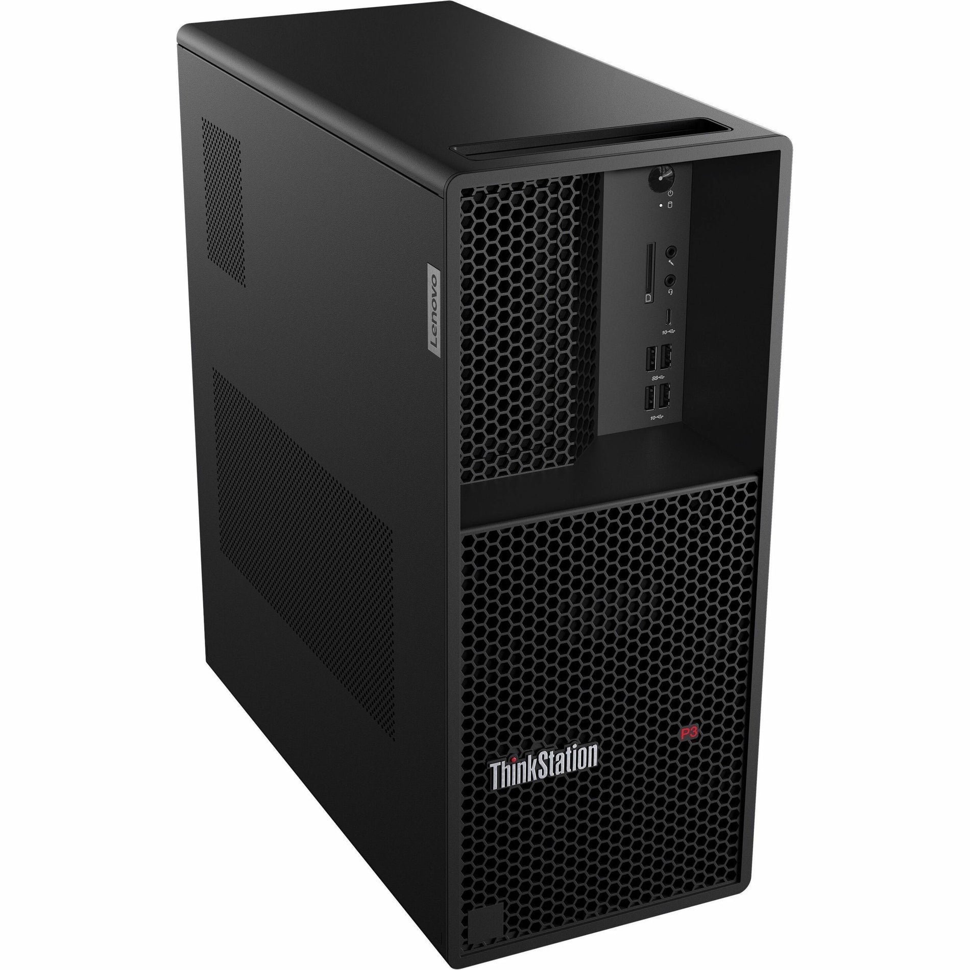 Lenovo 30GS0031US ThinkStation P3 Workstation, Intel Core i7 Hexadeca-core, 16GB RAM, 512GB SSD, Windows 11 Pro [Discontinued]