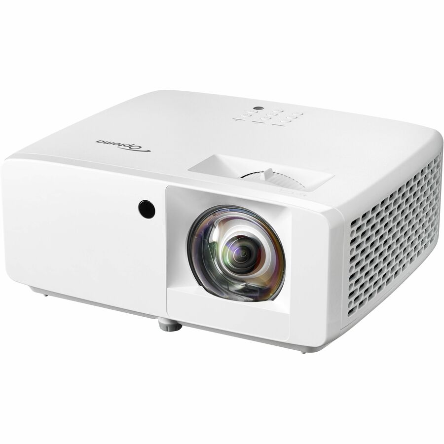 Optoma ZW350ST Ultra-Compact High Brightness Laser Projector, Short Throw, 16:9, 3600 lm