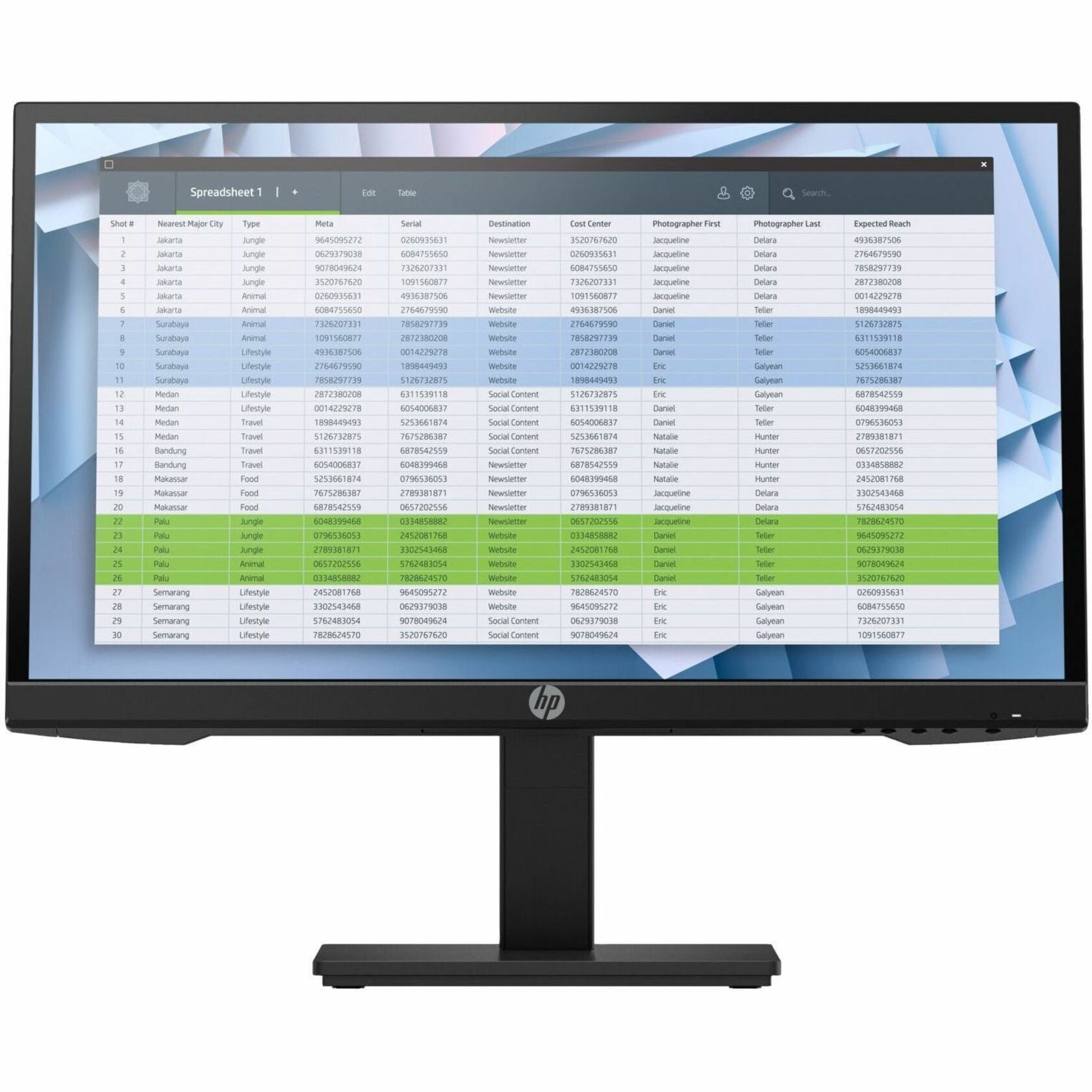 HPI SOURCING - NEW P22h G4 FHD Monitor, 21.5" Full HD LCD, 16:9, Black