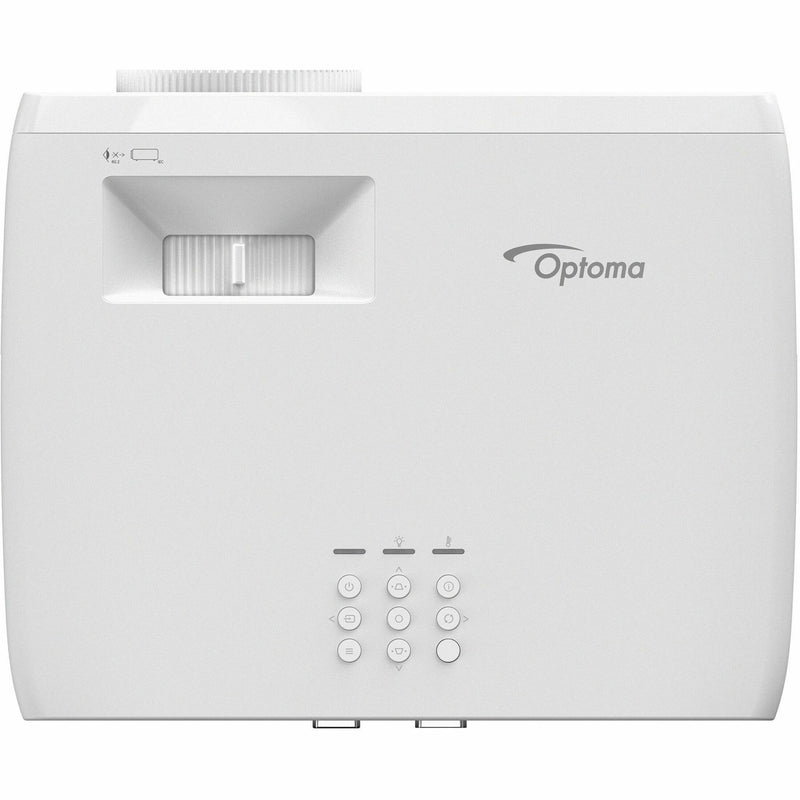 Top view of Optoma ZH420 showing control panel layout