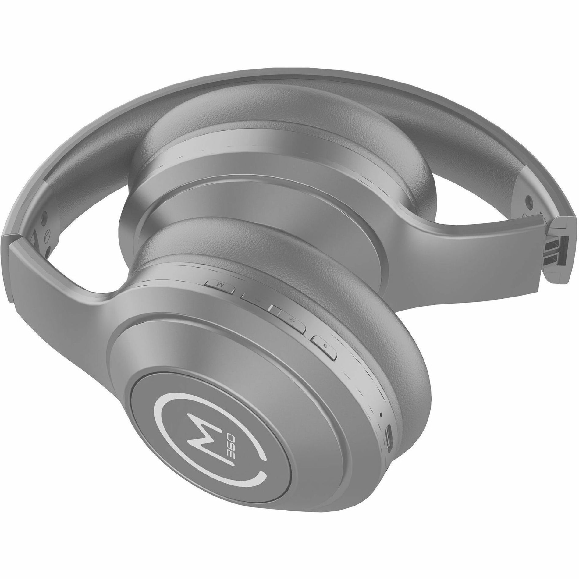 Folded view of Morpheus 360 HP6500G headphones showing compact design and controls-alternate-image5