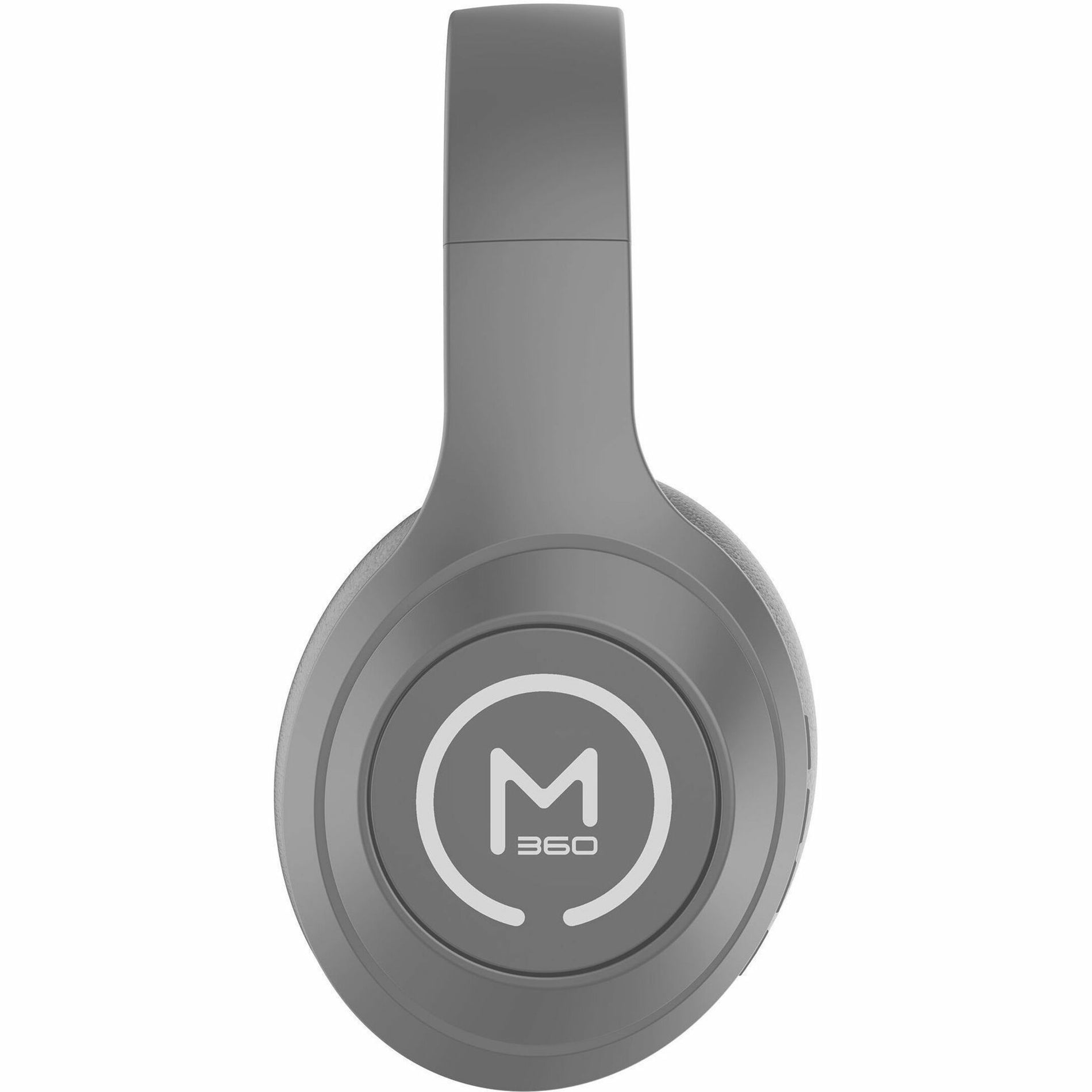 Side view of Morpheus 360 HP6500G headphones showing M360 logo and touch controls-alternate-image2