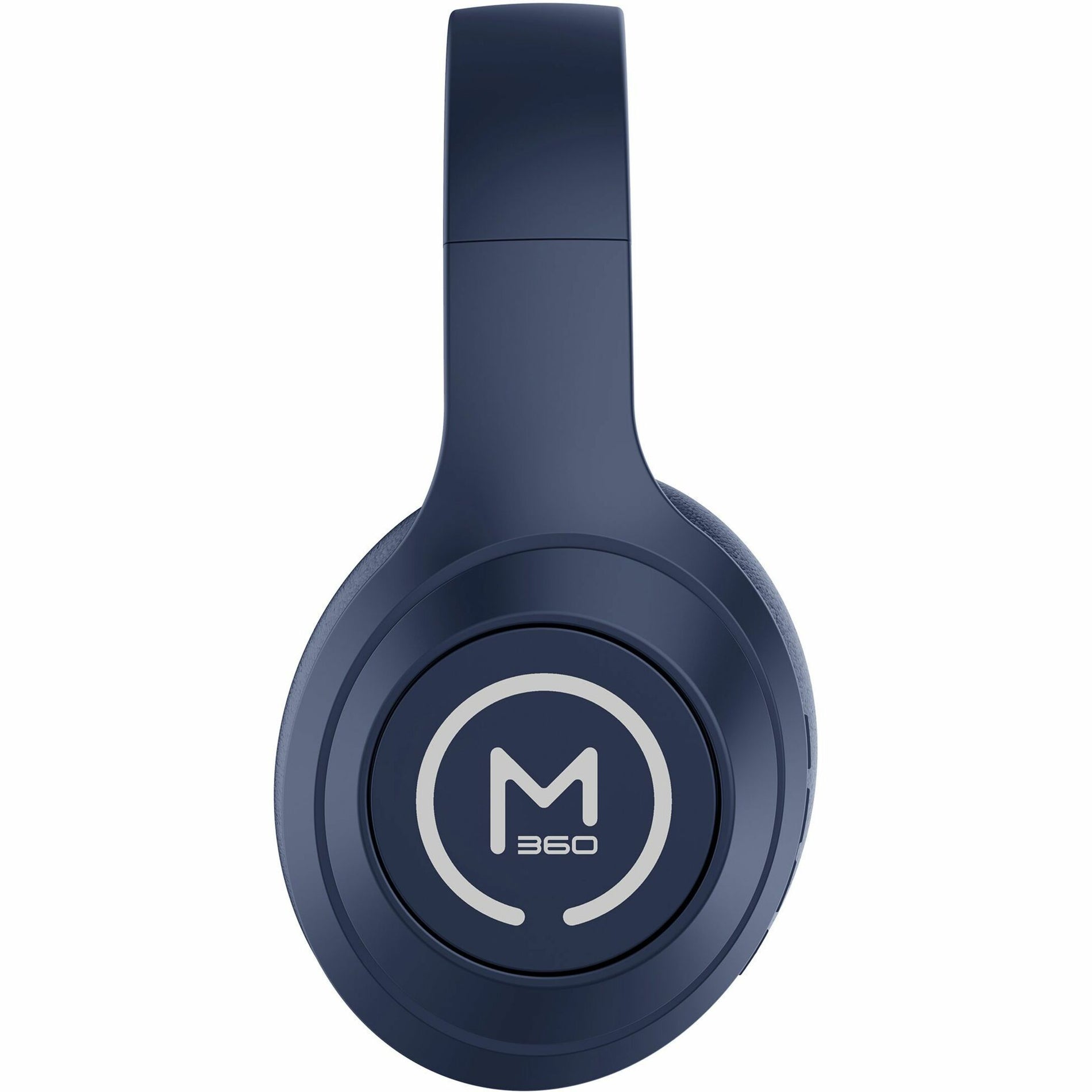 Close-up of Morpheus 360 HP6500L headphone ear cup showing M360 logo and build quality-alternate-image3