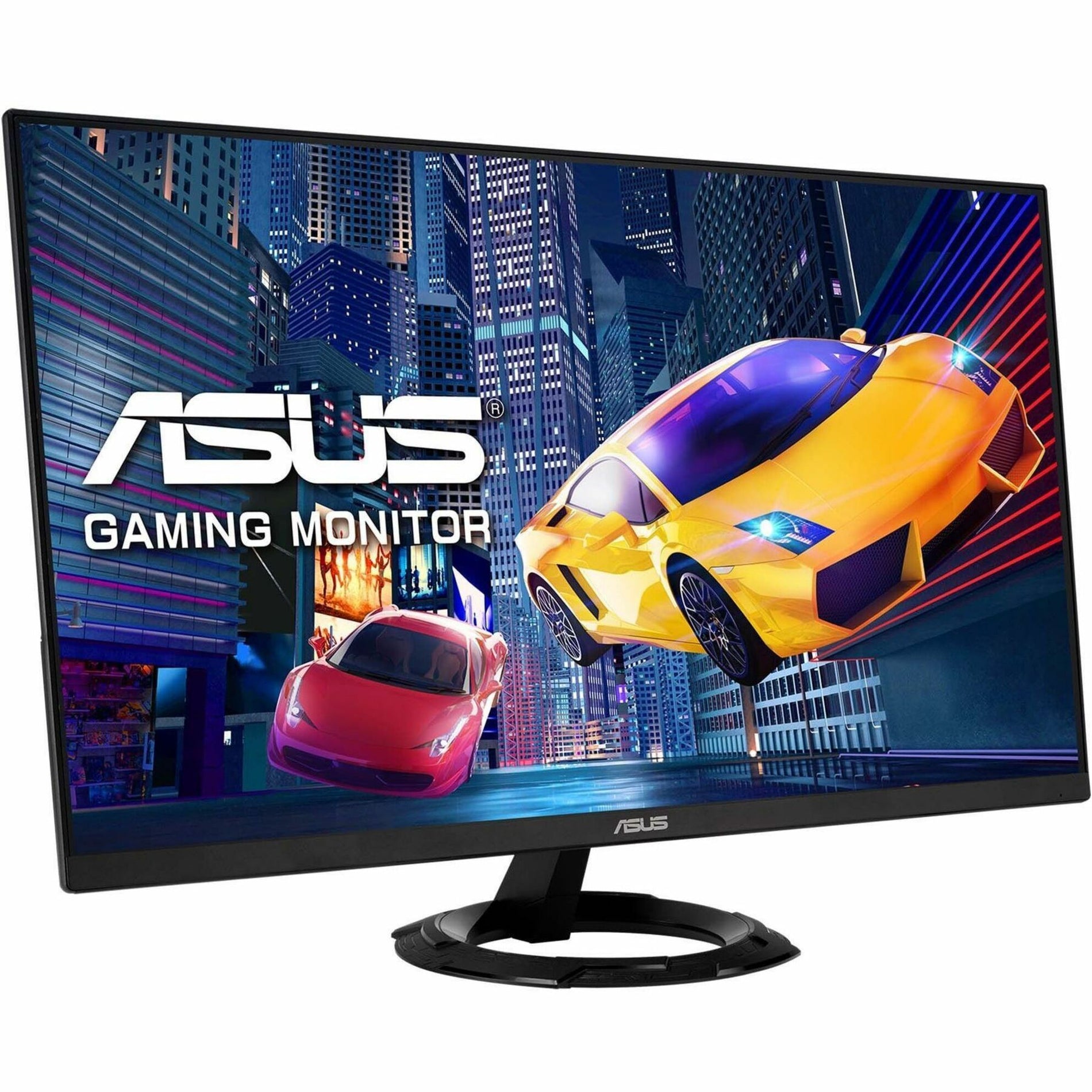 华硕 VZ279QG1R 游戏 LED 显示器，27 英寸全高清，自适应同步/FreeSync，1 毫秒响应时间，75Hz 刷新率