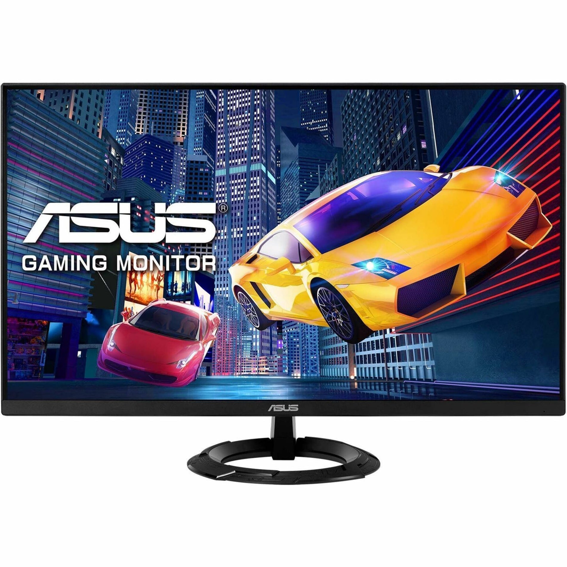 Front view of ASUS VZ279QG1R gaming monitor showing frameless design and slim profile-alternate-image2