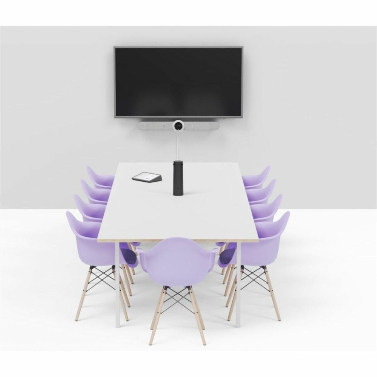 Logitech Sight Camera installed in modern meeting room setting with contemporary furniture-alternate-image9