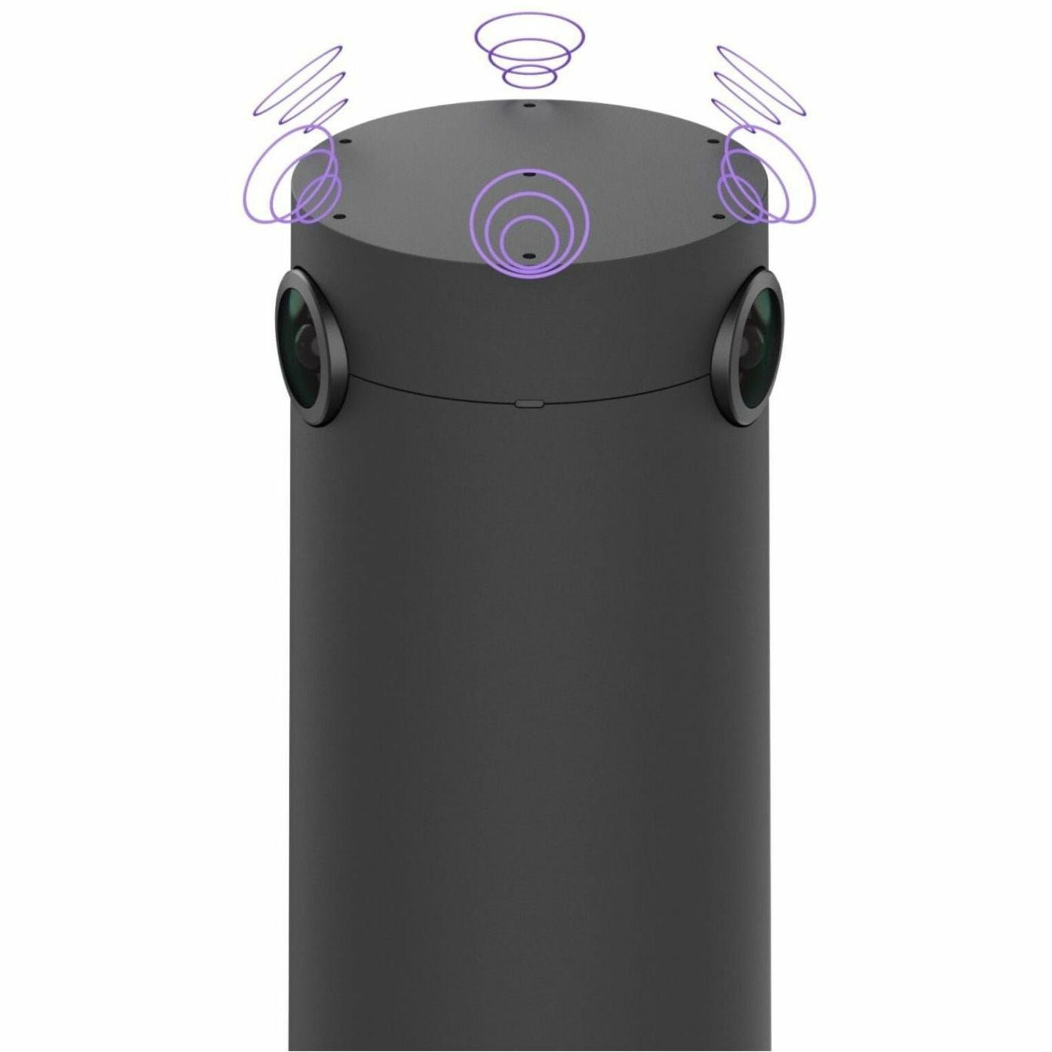 Illustration of Logitech Sight Camera's audio capture technology with beamforming patterns-alternate-image5