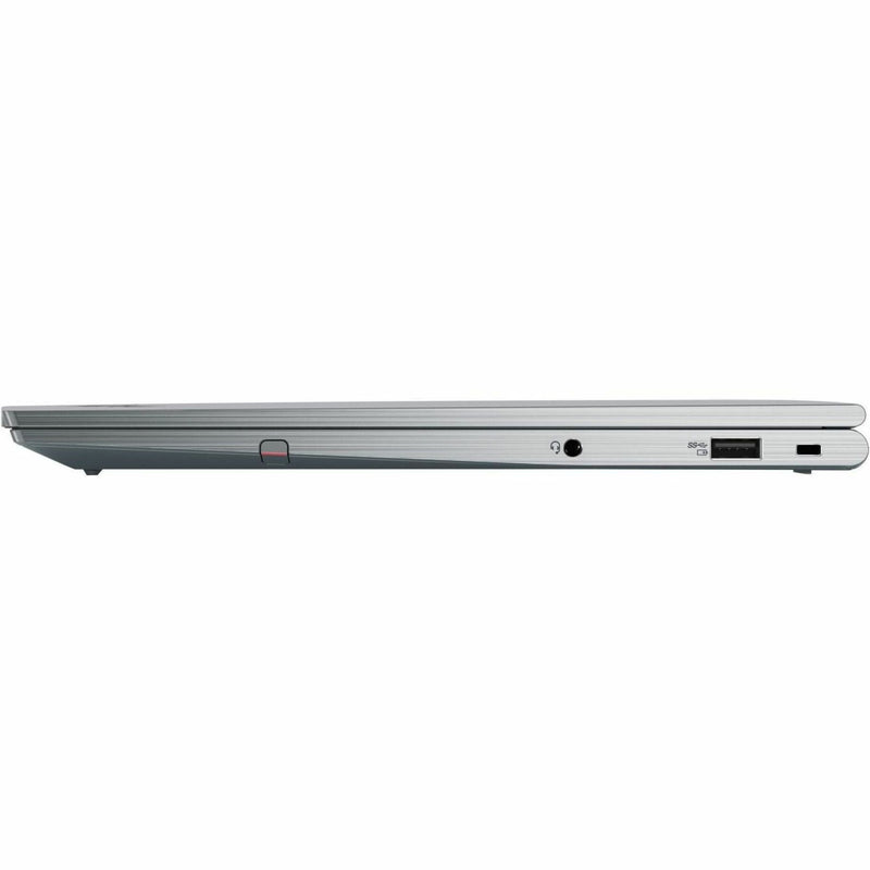 Right side view of ThinkPad X1 Yoga showing accessible ports and slim design