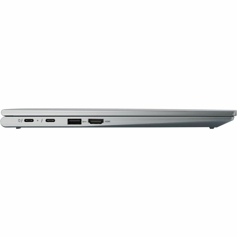 Side view of ThinkPad X1 Yoga showing port selection and connectivity options