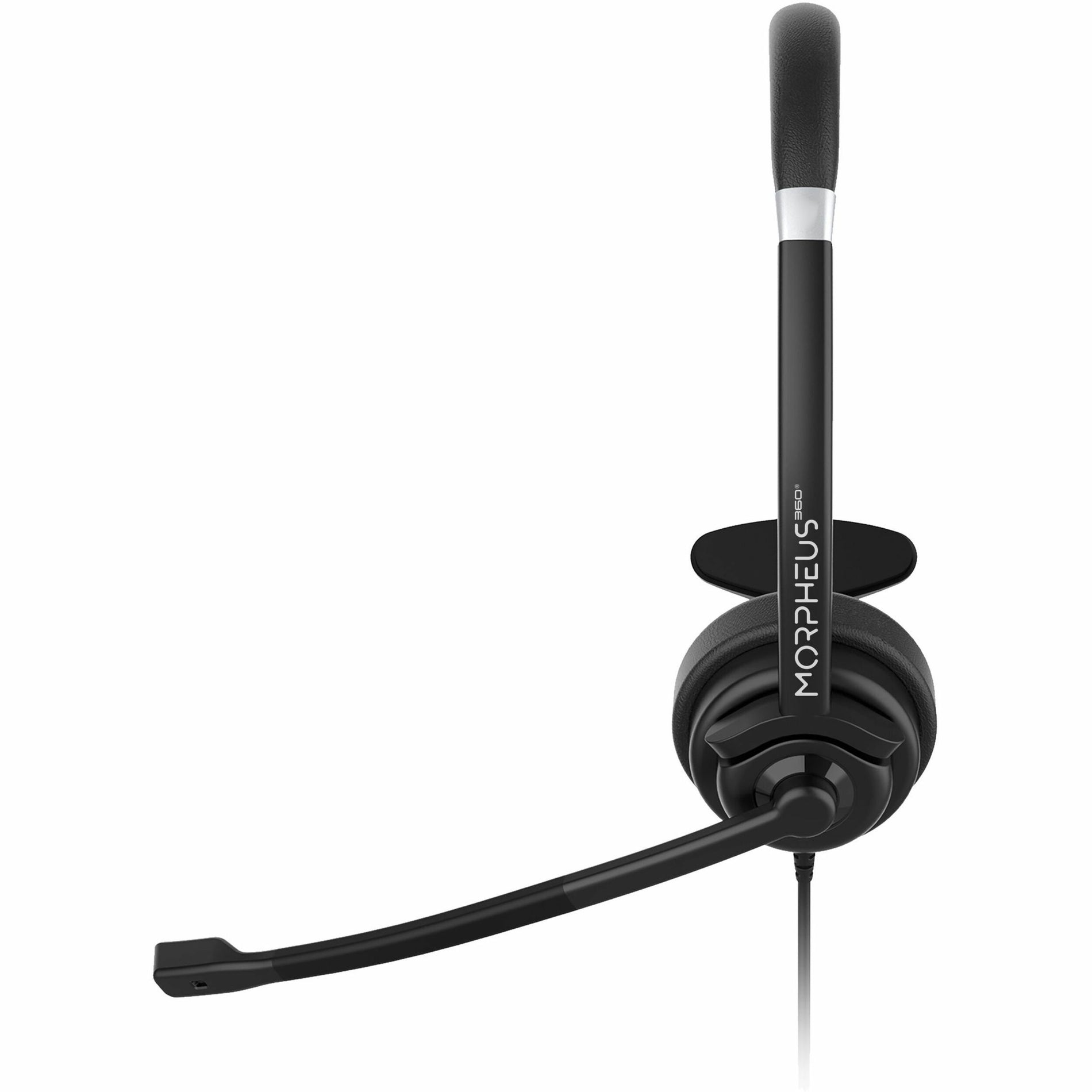 Morpheus 360 HS5200MU USB 单耳头戴式耳机带麦克风，舒适，即插即用，轻盈 莫菲斯品牌 莫菲斯