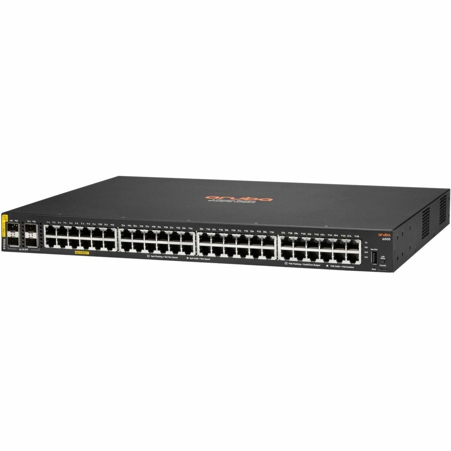 アルバ 6000 48G CL4 4SFP 740W スイッチ、ビジネス イーサネット スイッチ