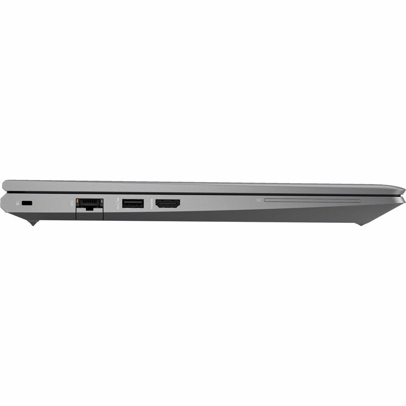 Left side view of HP ZBook Power G10 showing ports and connections