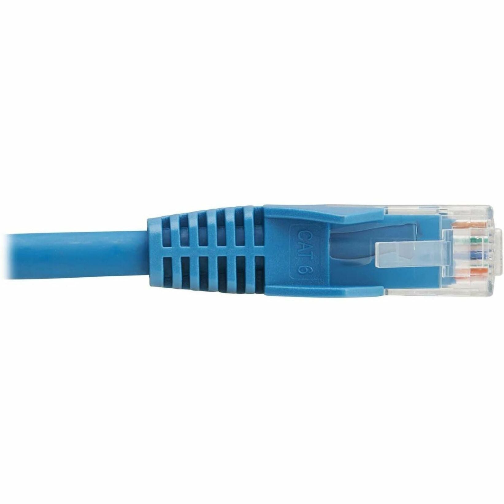 Tripp Lite N201L-1P5M-BL Cat6 Gigabit Snagless Molded UTP Ethernet Cable (RJ45 M/M), PoE, LSZH, Blue, 1.5m, Lifetime Warranty