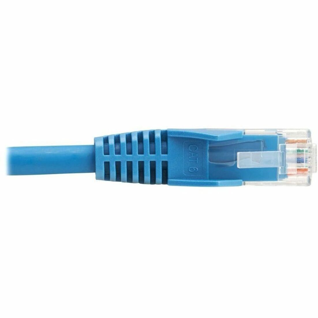 Top view of RJ45 connector showing Cat6 standard markings and specifications-alternate-image5