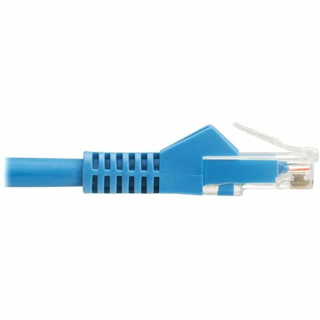 تريبي ليت N201L-04M-BL كابل إيثرنت Cat6 جيجابت غير قابل للسحب مزود هيكل UTP (RJ45 م/م)، تمكين الطاقة، LSZH، أزرق، 4 متر، ضمان مدى الحياة، صديق للبيئة، متوافق مع RoHS