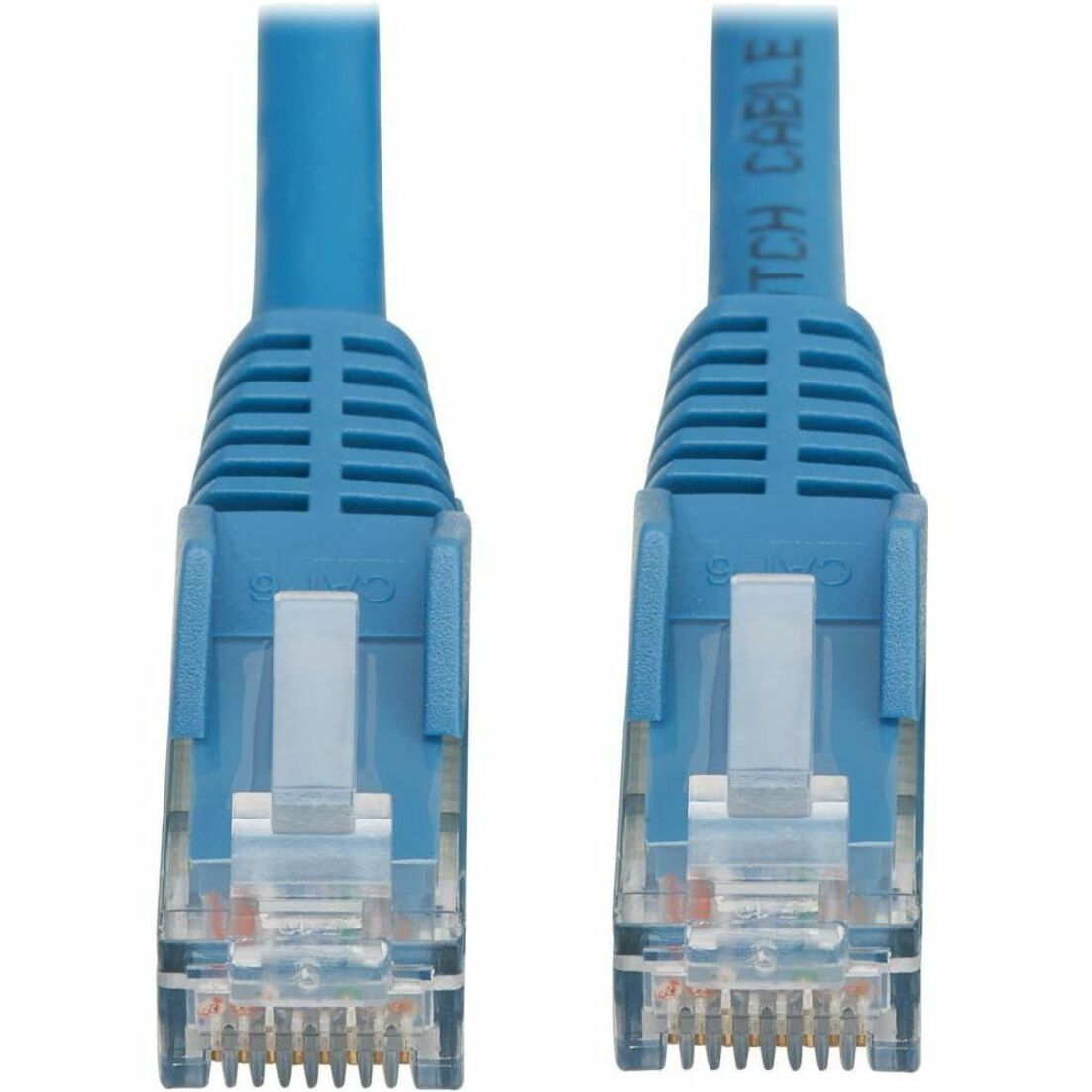 Tripp Lite N201L-10M-BL Cat6 Gigabit Snagless Molded UTP Ethernet Cable (RJ45 M/M), PoE, LSZH, Blue, 10m