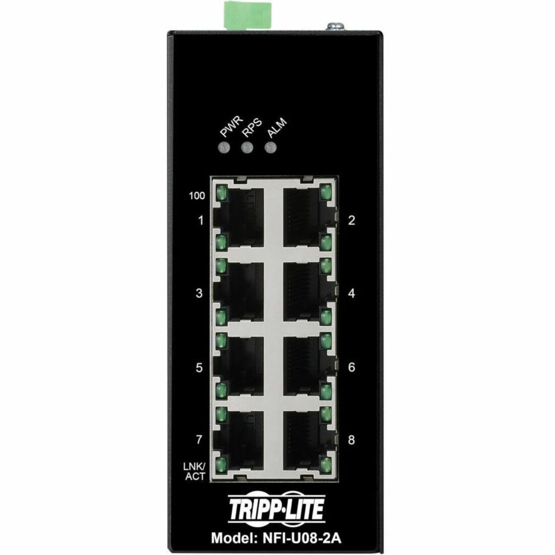 Tripp Lite NFI-U08-2A Switch Ethernet 8 Port Fast Ethernet Rete Conforme a TAA Garanzia di 3 Anni