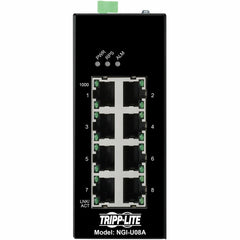 Tripp Lite NGI-U08A 8-Port Gigabit Ethernet Network Switch, Industrial-Grade Metal Housing, DIN Rail Mountable, TAA Compliant, RoHS REACH Certified, Commercial Network Applications - NGI-U08A (3 Year Warranty)